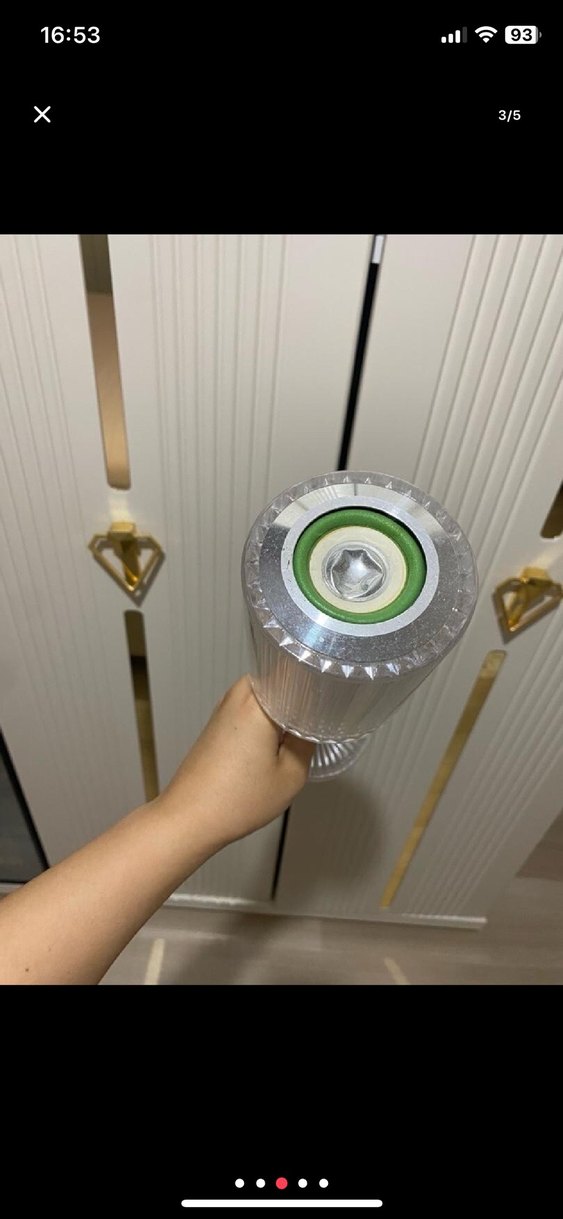 Beyaz Kristal Görünümlü Masa Lambası - Görsel 3