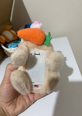 Pastel Bej Tavşan Peluş Oyuncak - Görsel 3