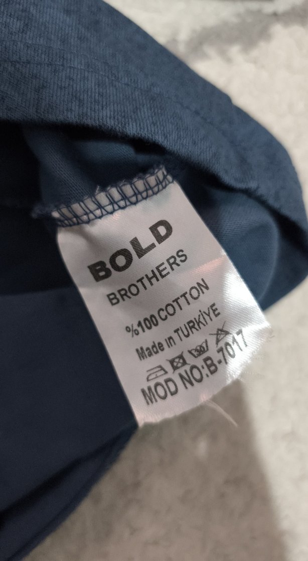 Lacivert Baskılı Erkek Tişört - Görsel 4