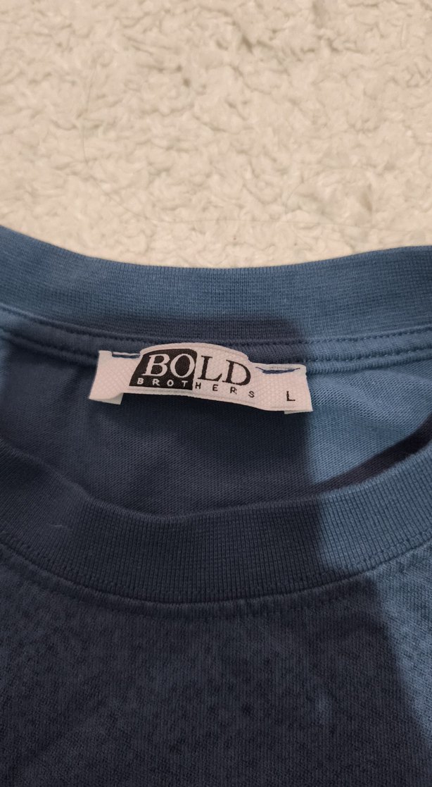 Lacivert Baskılı Erkek Tişört - Görsel 3