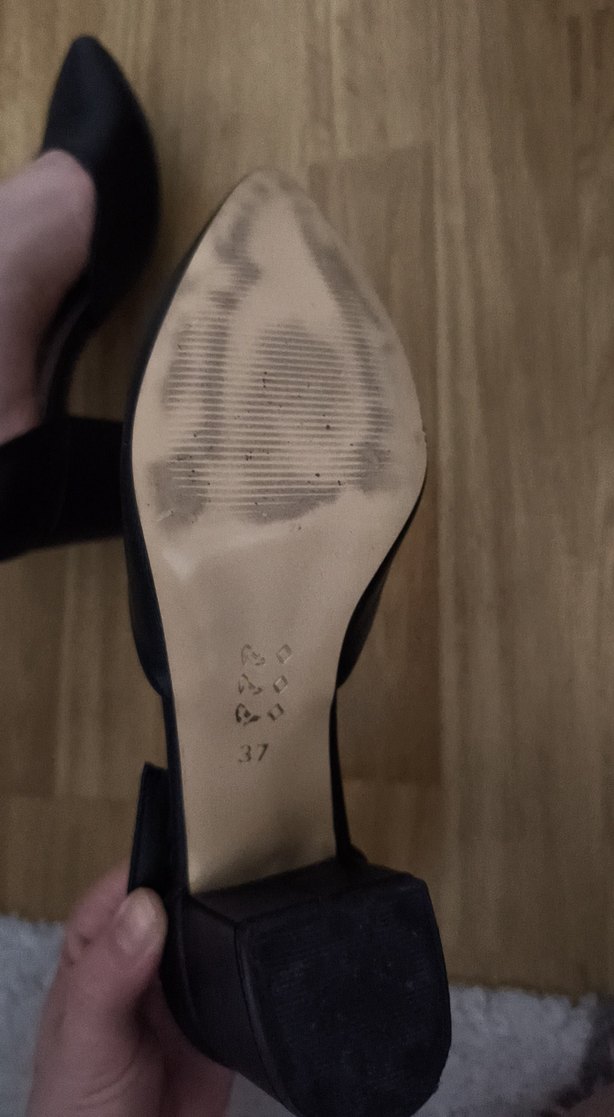 Kadın Siyah Tokalı Kalın Topuklu Platform Ayakkabı - Görsel 5