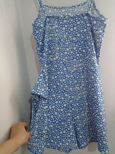 Bağlama detaylı şort elbise - Görsel 3