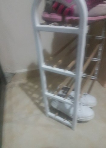 Beyaz Çok Katlı Ayakkabı Düzenleyici - Görsel 2