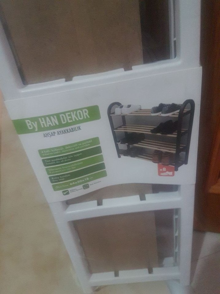 Beyaz Çok Katlı Ayakkabı Düzenleyici - Görsel 4