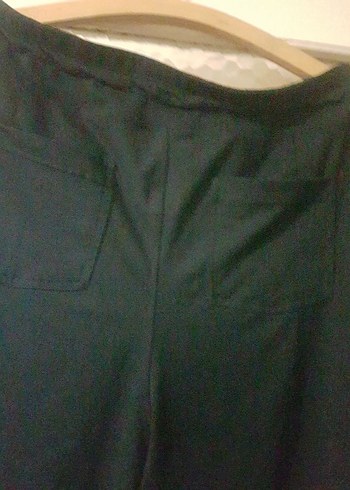 Siyah Spor Tarzı Fermuarlı Kadın Pantolon - Görsel 4