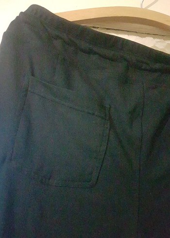 Siyah Spor Tarzı Fermuarlı Kadın Pantolon - Görsel 3