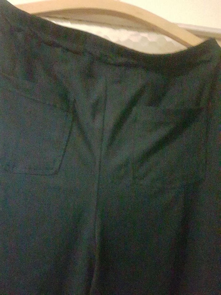 Siyah Spor Tarzı Fermuarlı Kadın Pantolon - Görsel 4