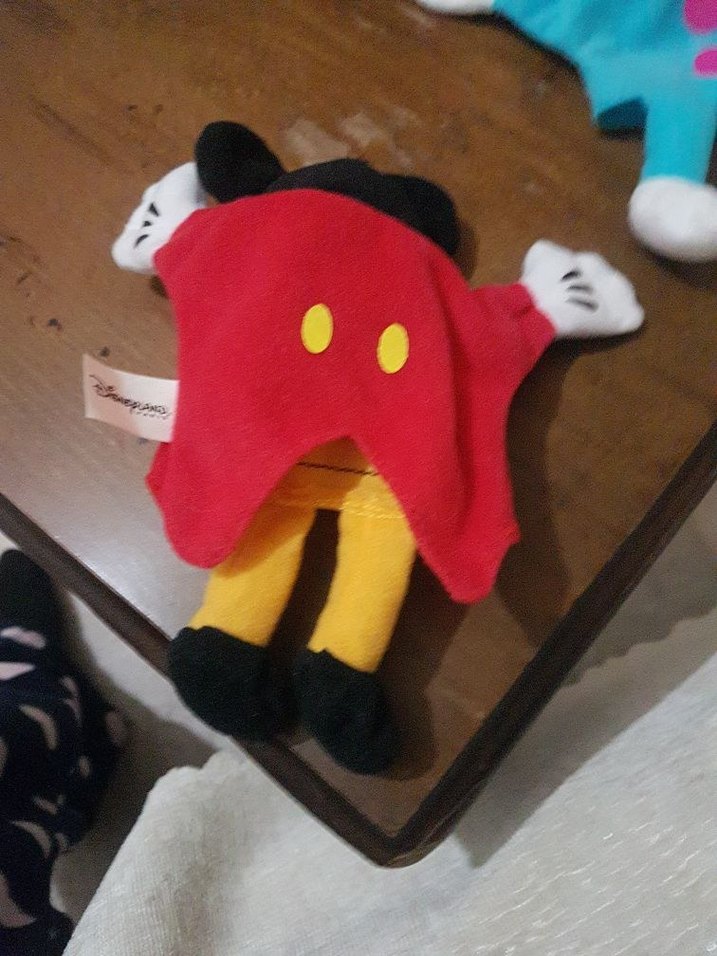 Renkli Mickey Mouse Peluş Oyuncak - Görsel 4