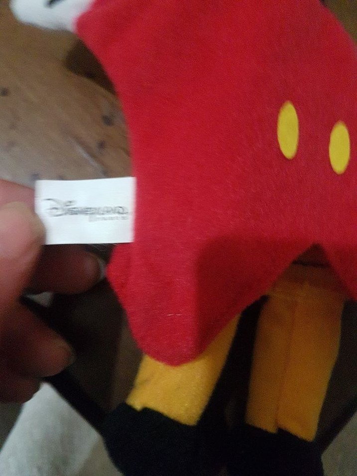 Renkli Mickey Mouse Peluş Oyuncak - Görsel 5