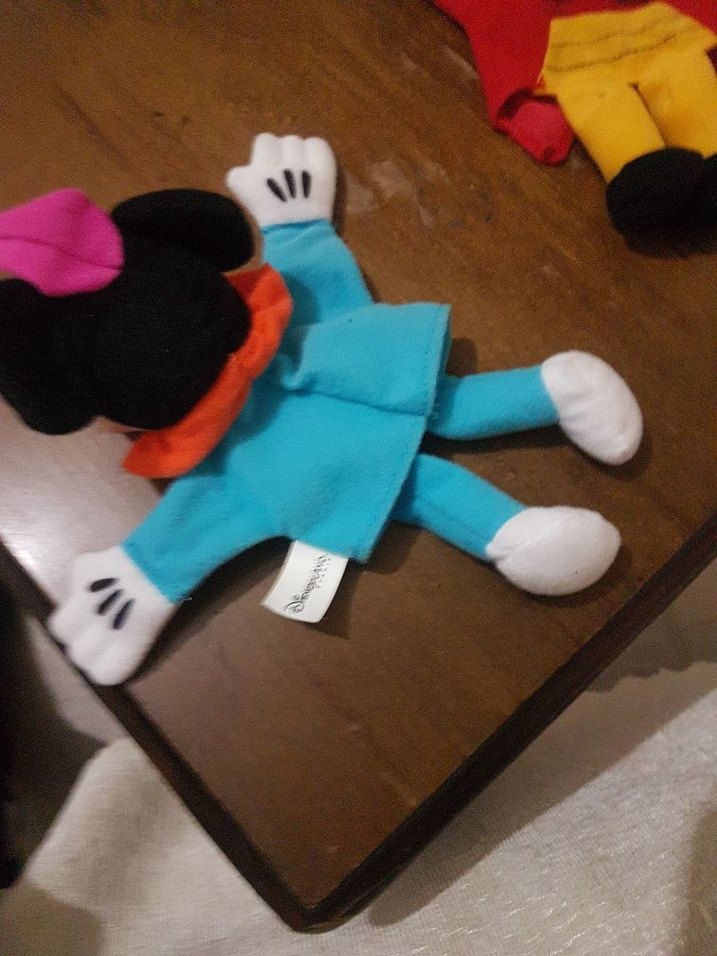 Renkli Mickey Mouse Peluş Oyuncak - Görsel 2