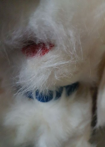 Beyaz Peluş Oyuncak Köpek - Görsel 3