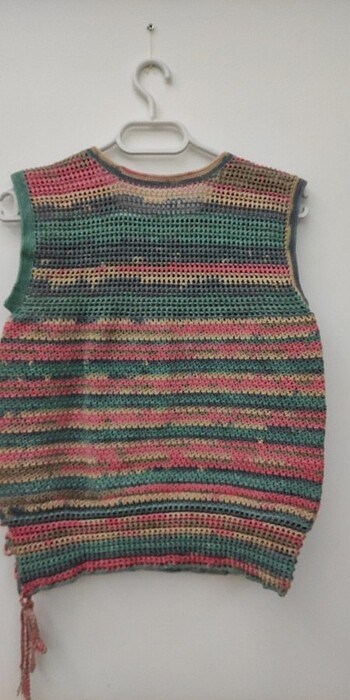 Örgü yelek - Görsel 6