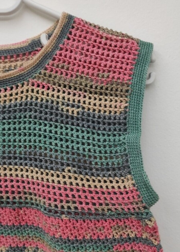 Örgü yelek - Görsel 3