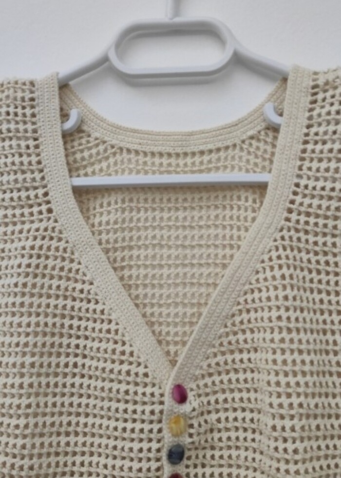 Örgü yelek - Görsel 2