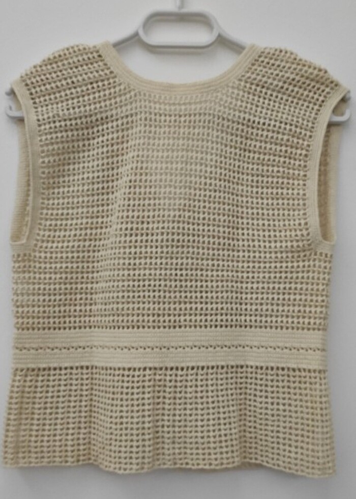 Örgü yelek - Görsel 5