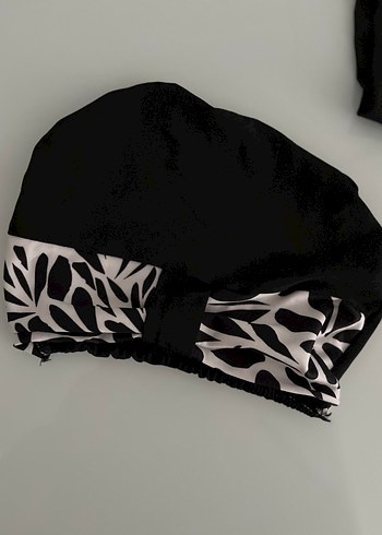 Siyah-Beyaz Desenli haşemaTunik - Görsel 5