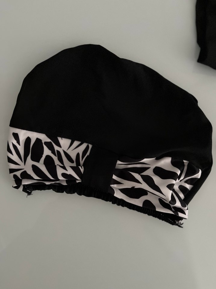 Siyah-Beyaz Desenli haşemaTunik - Görsel 5