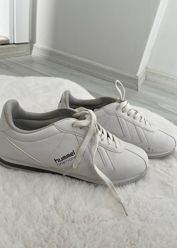 Gri Detaylı Beyaz erkek Sneaker - Görsel 4