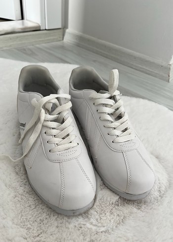 Gri Detaylı Beyaz erkek Sneaker - Görsel 3