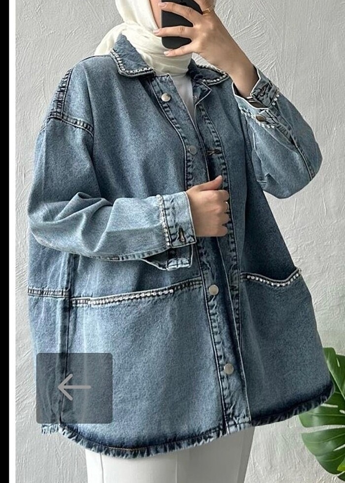 Oversize kot ceket - Görsel 2