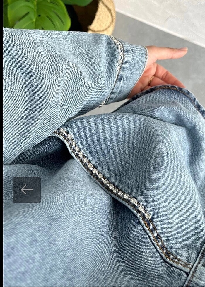 Oversize kot ceket - Görsel 3