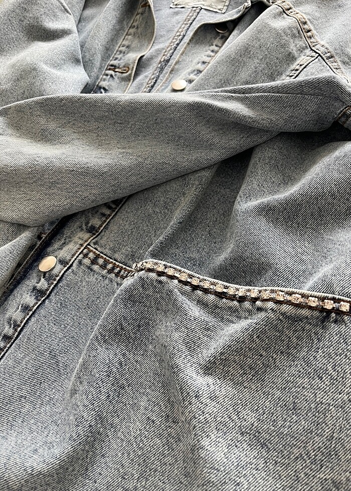 Oversize kot ceket - Görsel 5