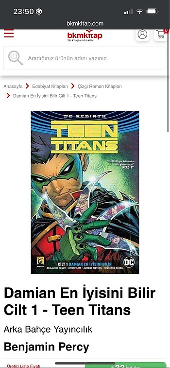 Teen titans cilt 1