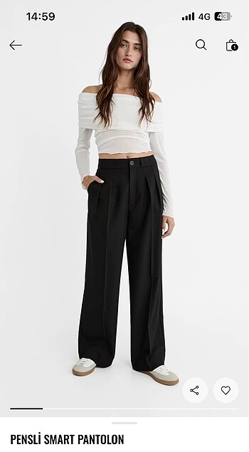 Stradivarius kumaş pantolon