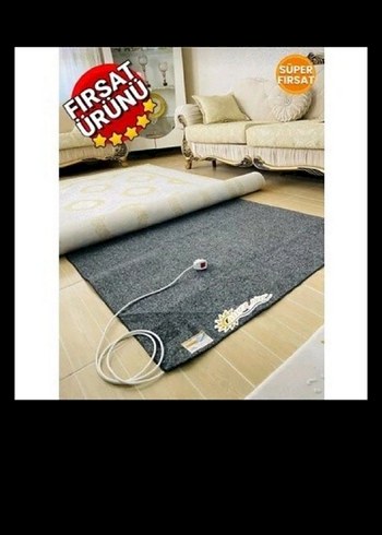 Nuthermo Halı Altı Isıtıcı - Gri & Haki - Görsel 2