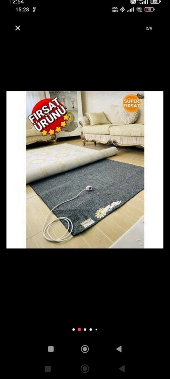 Nuthermo Halı Altı Isıtıcı - Gri & Haki - Görsel 2