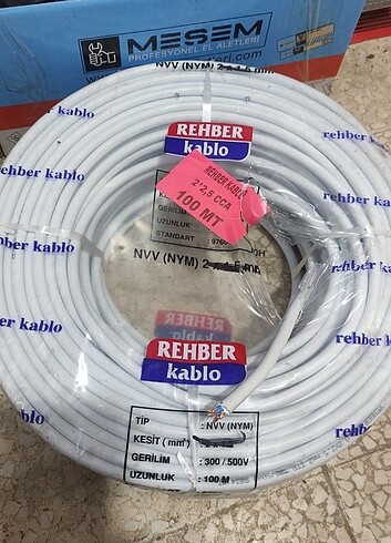 Beden altın Renk 2X2,5KABLO 30METRE FİYATI