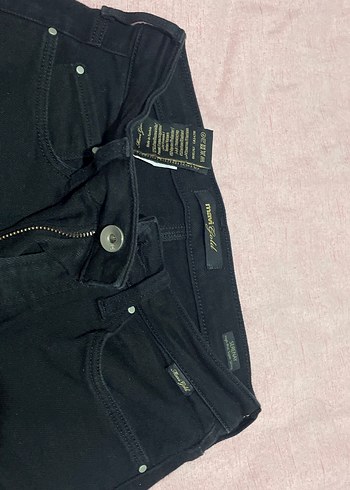 Siyah Kadın Normal Boy Denim Pantolon - Görsel 3