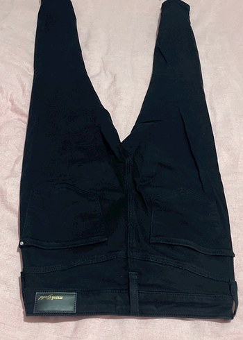 Siyah Kadın Normal Boy Denim Pantolon - Görsel 4