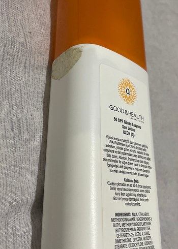 Good&Health Güneş Losyonu SPF 50 - Görsel 3