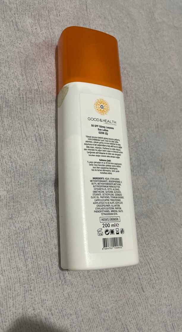 Good&Health Güneş Losyonu SPF 50 - Görsel 2