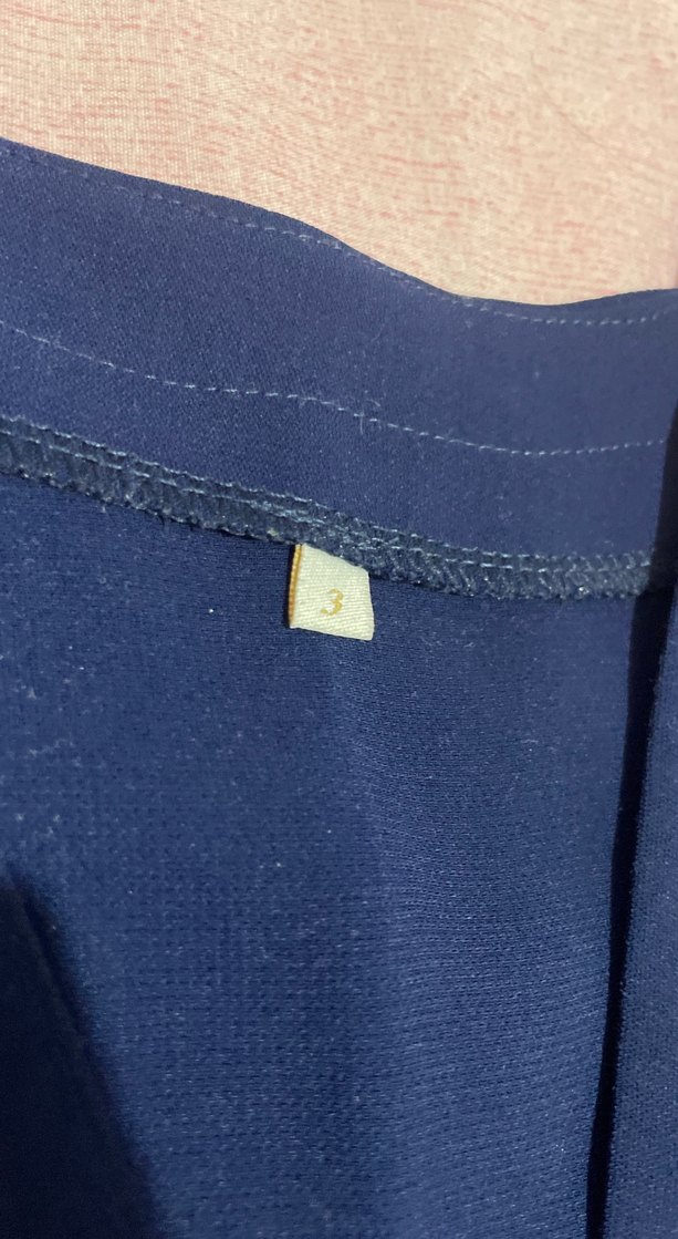 Nakışlı Lacivert Uzun Kollu Kadın Tunik - Görsel 3