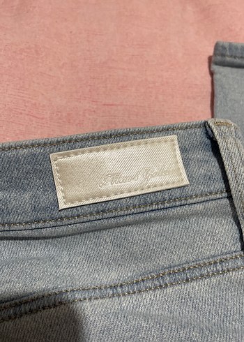 Gri Kadın Salaş Midi Boy Jean - Görsel 5