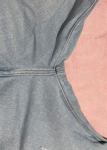 Gri Kadın Salaş Midi Boy Jean - Görsel 3