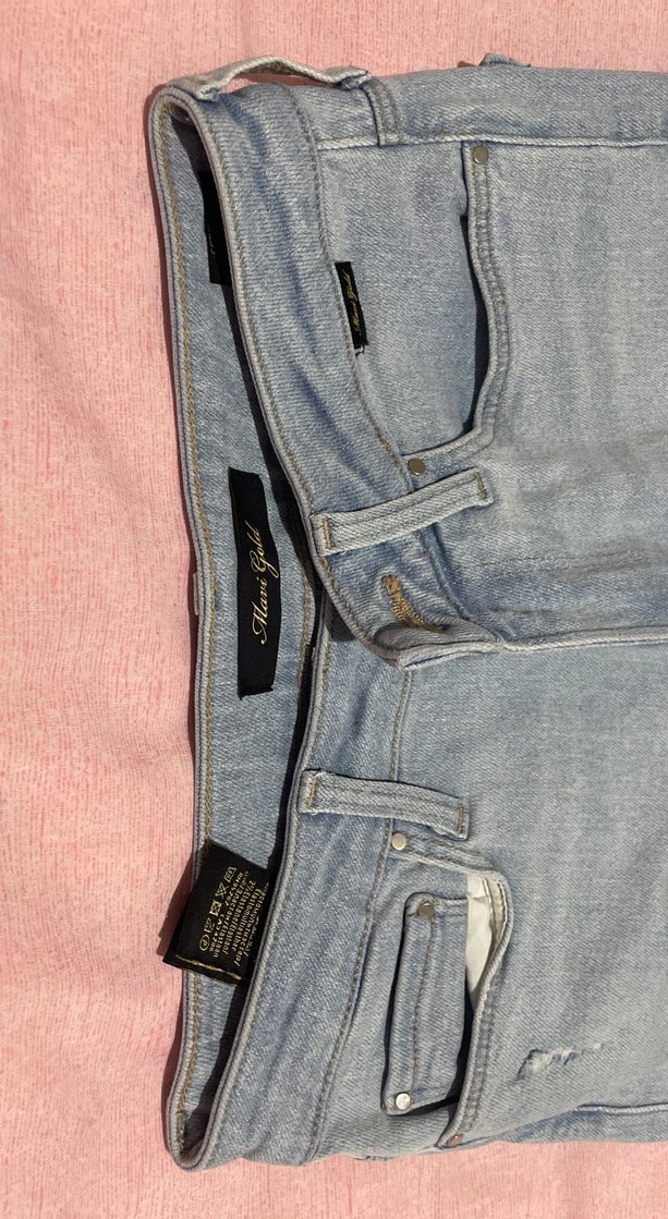 Gri Kadın Salaş Midi Boy Jean - Görsel 2