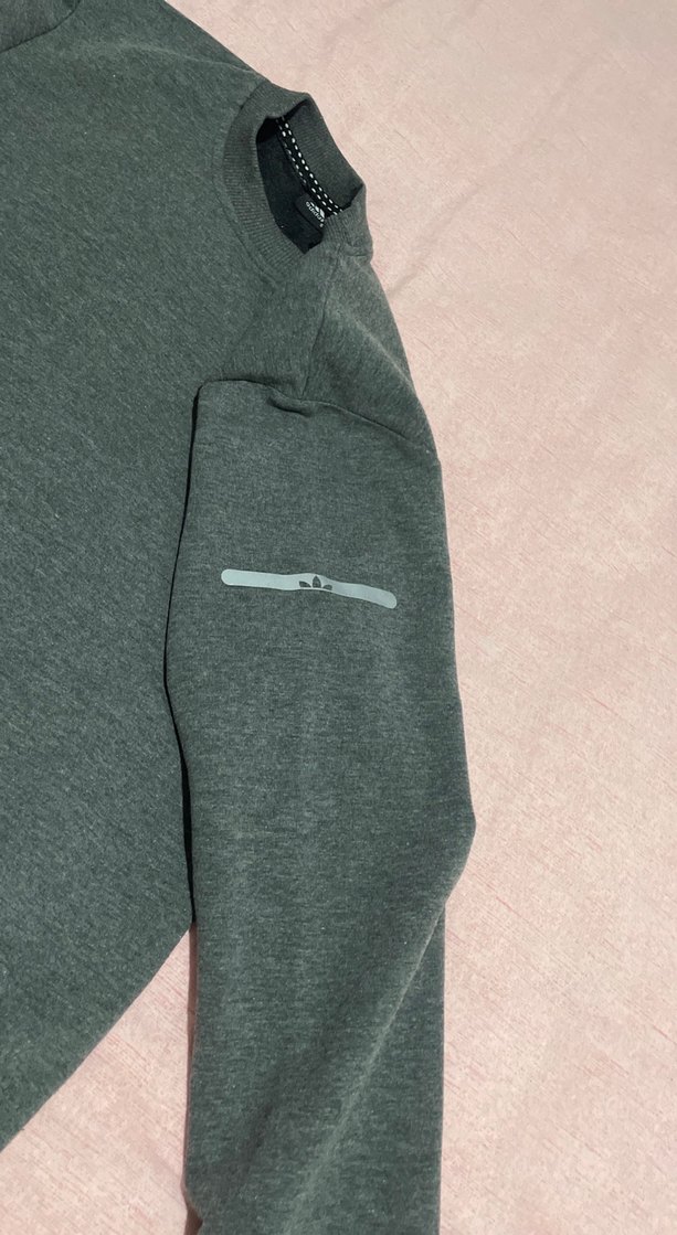 Erkek Gri Adidas Sweatshirt - Görsel 2