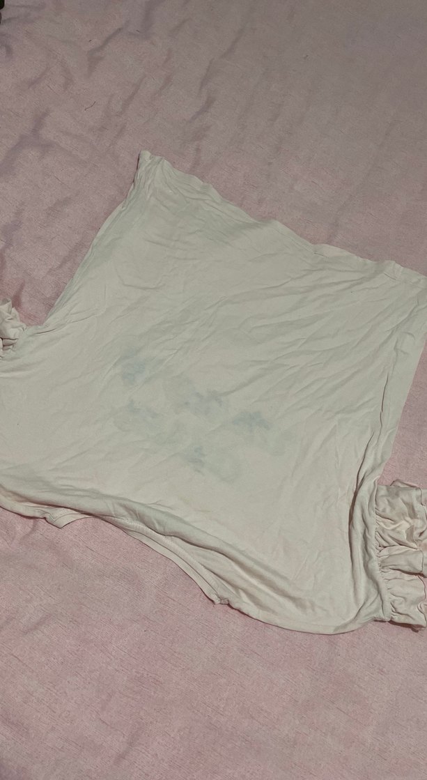 Kız Çocuk Beyaz Pamuklu Renkli Baskılı Tişört - Görsel 5