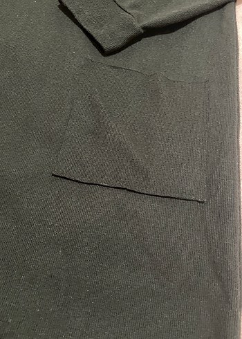 Siyah Yüksek Yakalı Tunik - Görsel 3