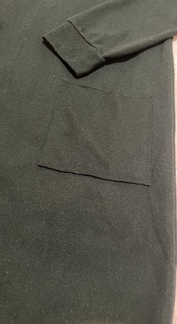 Siyah Yüksek Yakalı Tunik - Görsel 3