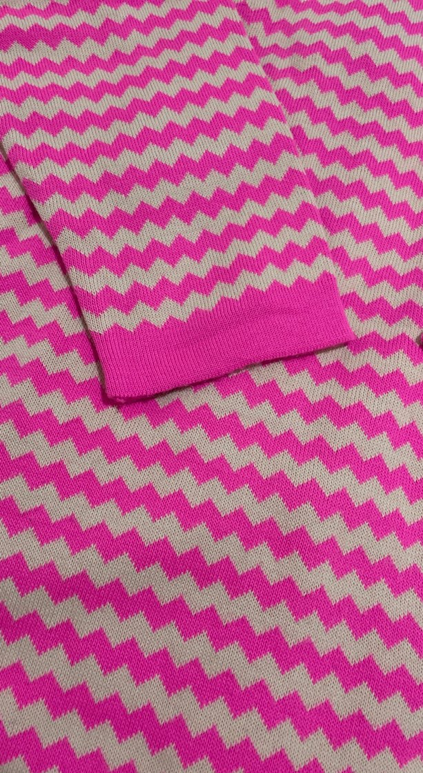 Pembe Uzun Kollu Kadın Triko Kazak - Görsel 2