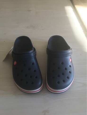 Lacivert ve siyah crocs Erkek terliği