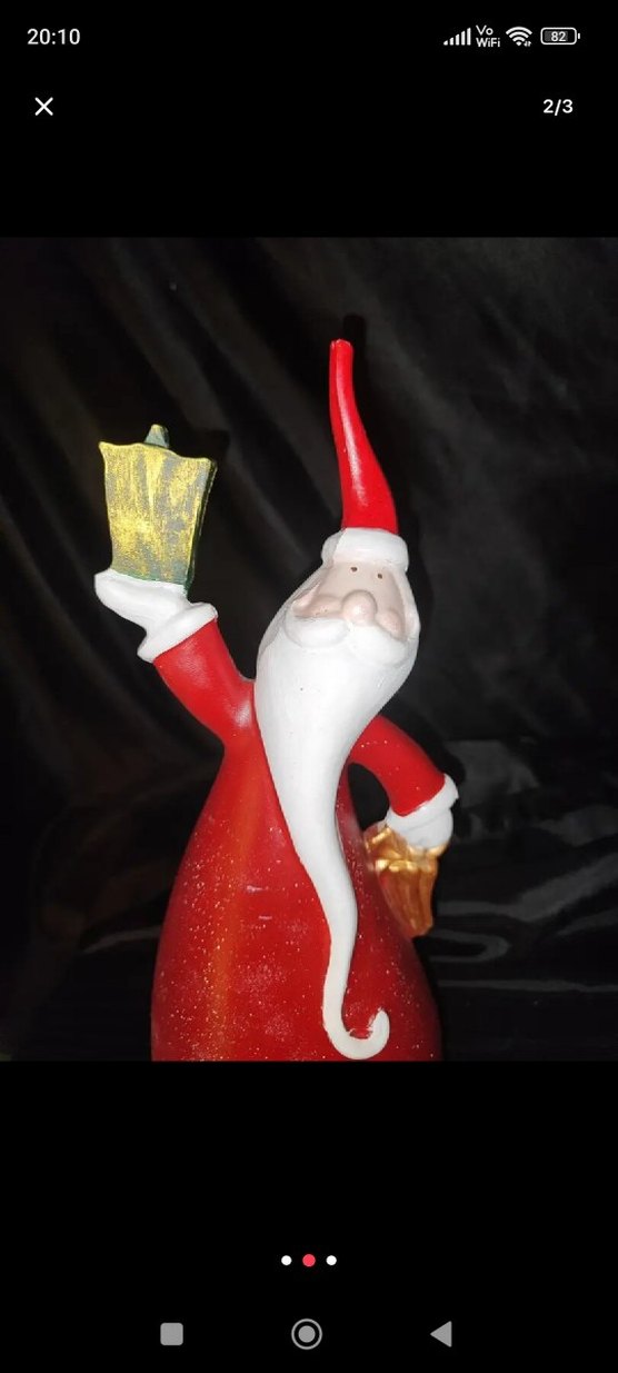 Kırmızı Noel Baba Figürü - Görsel 2