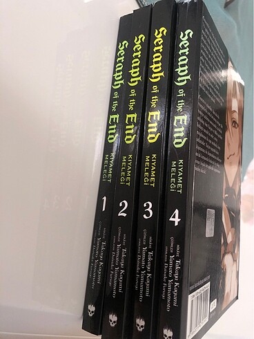  Seraph of the end manga 1,2,3,4. Cilt hasarsız.