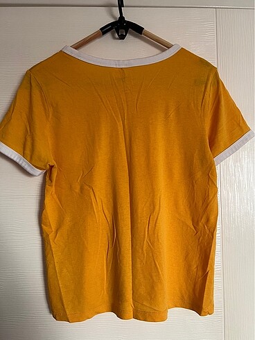 H&M H&M Sarı Kadın Kısa Kollu T-Shirt