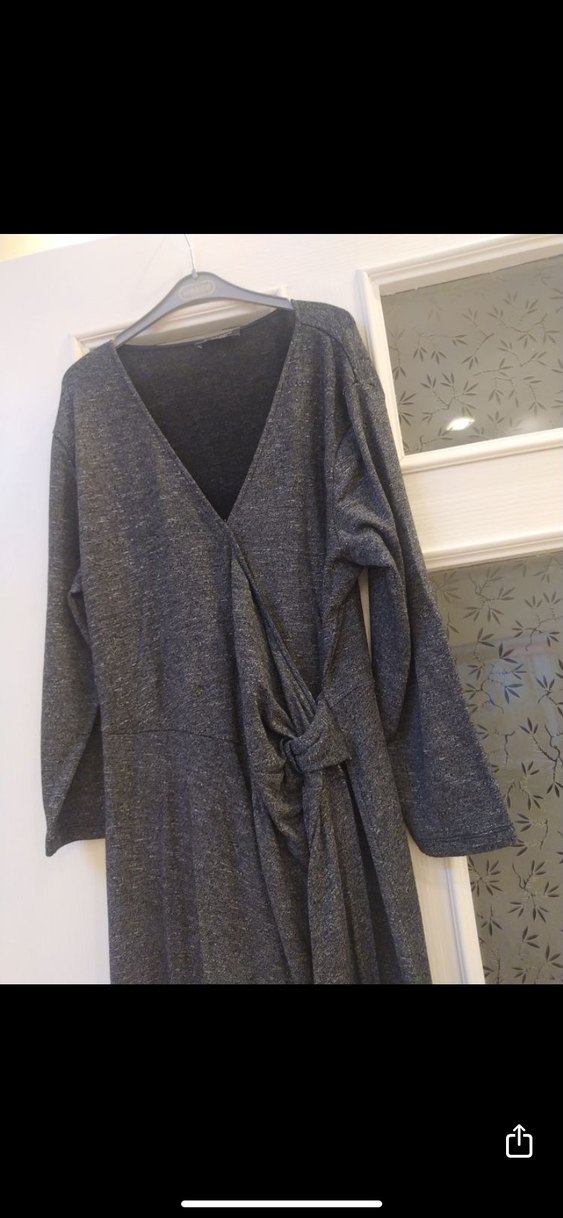 Günlük Gri elbise - Görsel 3