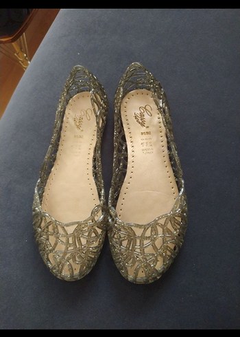 Nakışlı Dantel Detaylı Kız Babet - Görsel 3